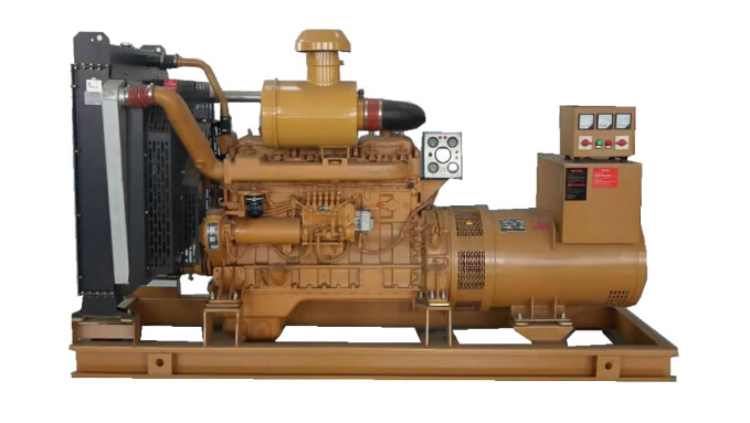 白银上柴250kw大型柴油二手发电机组